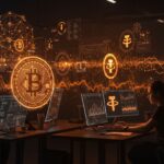 Startup colaborando en protocolos de capa dos sobre Bitcoin para stablecoins usando Taproot Assets y RGB en ecosistema blockchain.