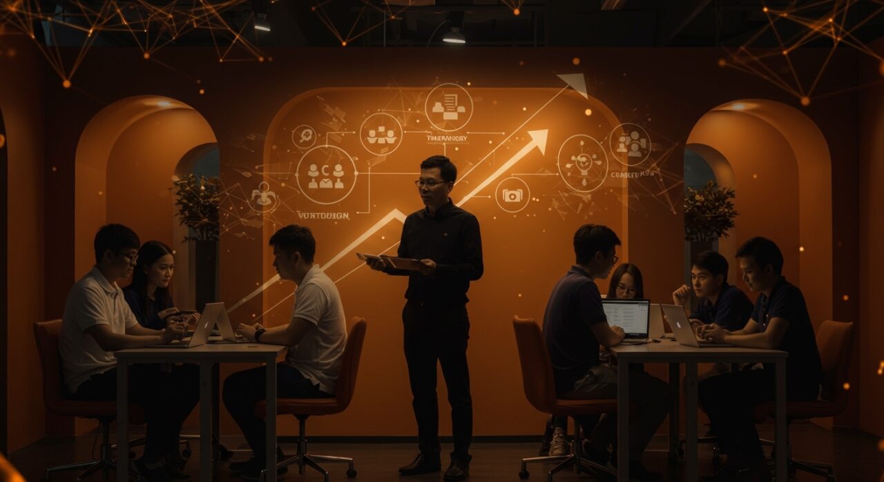 Mentoría estructurada en startups universitarias en Vietnam con innovación educativa y emprendimiento estudiantil.