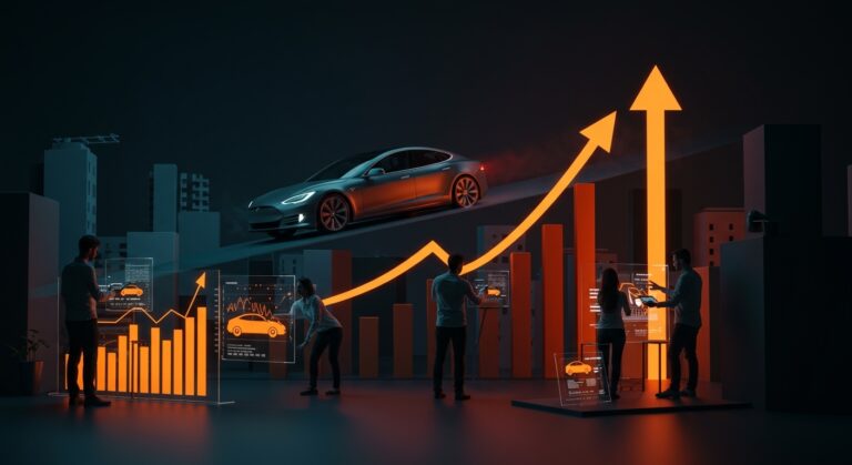 Caída de Tesla en Europa frente al crecimiento del mercado de vehículos eléctricos BEV, análisis estratégico para startups.