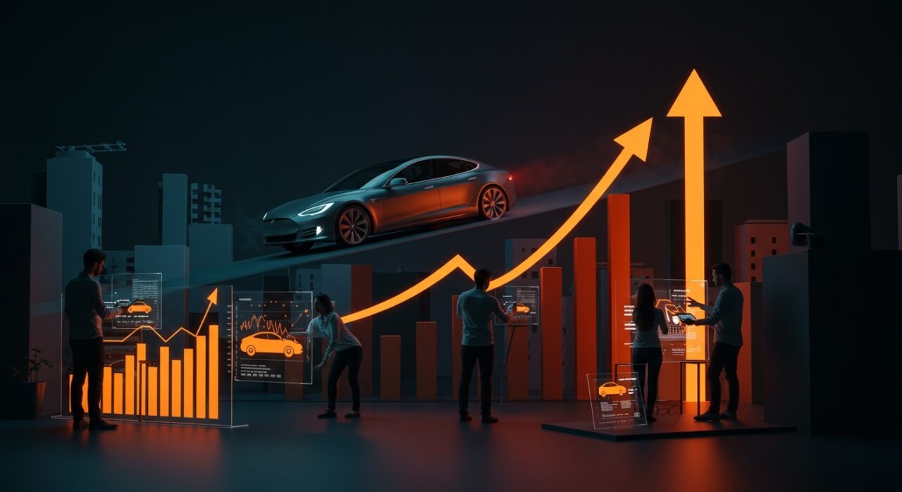 Caída de Tesla en Europa frente al crecimiento del mercado de vehículos eléctricos BEV, análisis estratégico para startups.