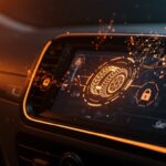 Sistema TPMS en vehículo conectado mostrando vulnerabilidades de privacidad y oportunidades en seguridad automotriz para startups tech.