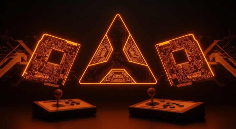 Colaboración innovadora de Sega, Nintendo y Namco en el desarrollo de hardware arcade y tecnología de videojuegos, destacando tendencias del mercado arcade.