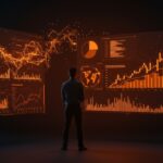 Founder utilizando ChatGPT para optimizar cartera de inversiones mediante IA y automatización financiera en fintech.
