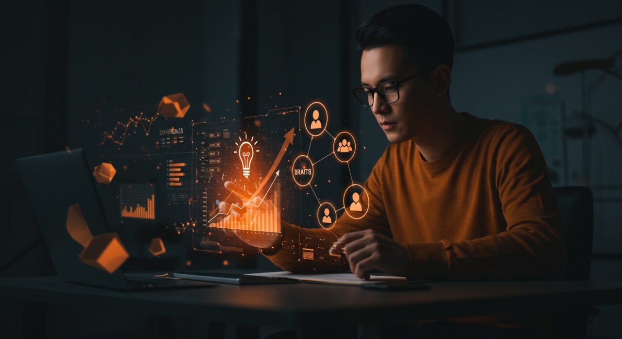 Valoración de activos intangibles en M&A tecnológico para startups, destacando propiedad intelectual, marca y usuarios en un entorno tech innovador.