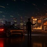 Imagen destacada de startup Wayve recibiendo financiación de 1.5B USD para conducción autónoma con IA aplicada, mostrando innovación tecnológica en Londres.