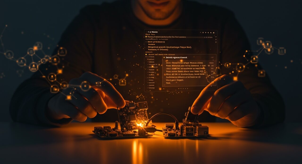 Founder tech usando Raspberry Pi para crear infraestructura web descentralizada y autónoma, impulsando la propiedad digital contra Big Tech.