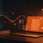 Interfaz de Windows 11 Notepad con soporte Markdown e IA, destacando herramientas de productividad para startups.