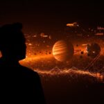 Elon Musk y xAI mostrando ambiciones interplanetarias con tecnología de inteligencia artificial avanzada en ecosistema startup.