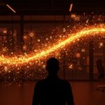 Fundador tech enfrentando la desinformación digital y la inteligencia artificial generativa que inundan internet, protegiendo su startup y usuarios.