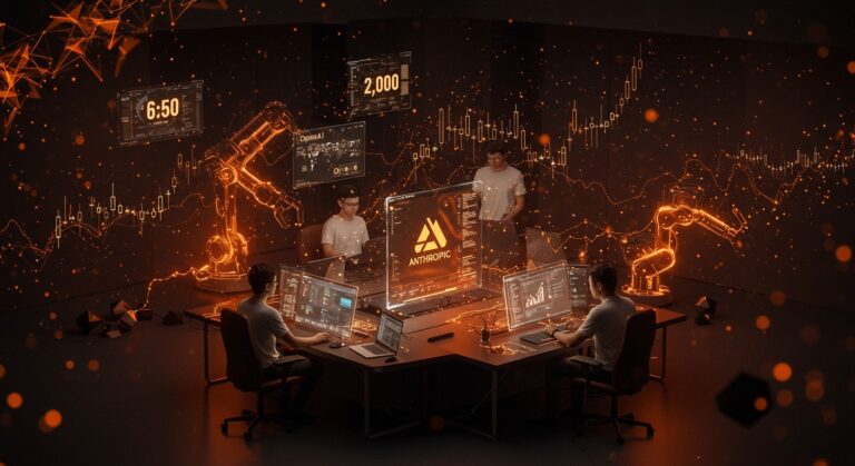 Nuevos unicornios en robótica y semiconductores con valorizaciones récord de OpenAI y Anthropic en febrero 2026, representando inversión y crecimiento en startups tecnológicas.