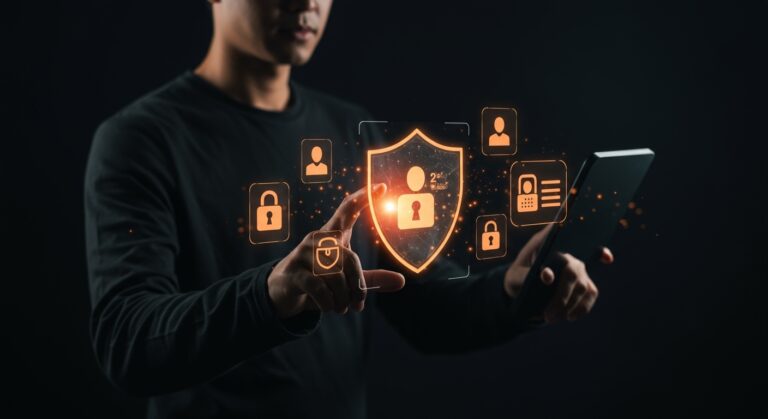 Autenticación en dos pasos 2FA reforzando la seguridad digital para protección de cuentas en startups tech.