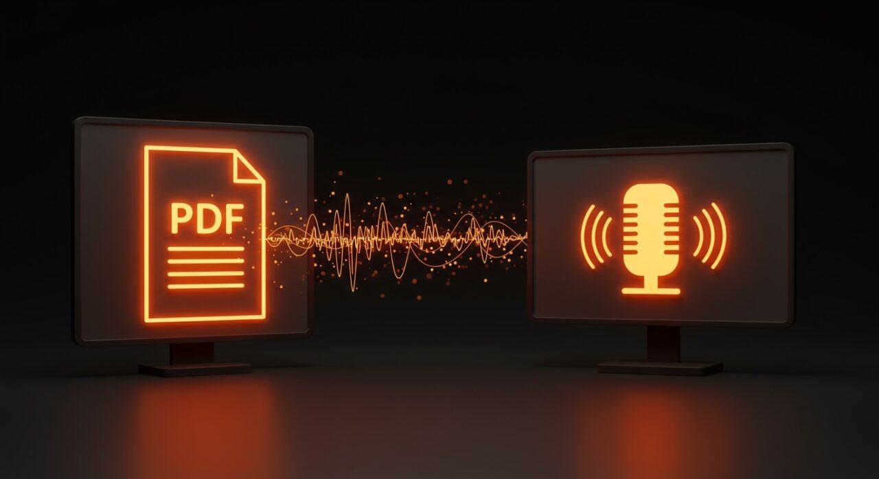 Adobe Acrobat Studio utilizando IA para transformar PDFs en presentaciones y podcasts, optimizando productividad en startups tecnológicas.