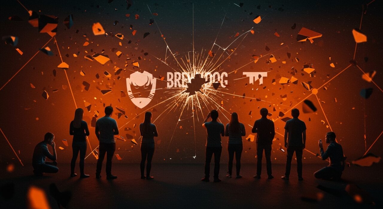 Lecciones de equity crowdfunding ilustradas con emprendedores afectados tras la adquisición de BrewDog por Tilray y la pérdida de inversiones.
