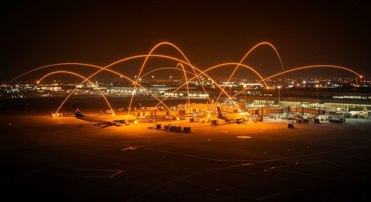 Aeropuerto de Teruel como núcleo logístico y de mantenimiento aéreo clave durante el conflicto en Oriente Medio, destacando innovación y resiliencia en la aviación.