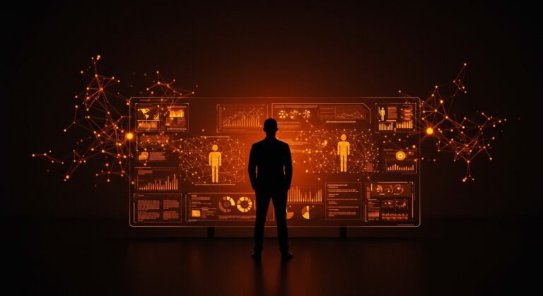 CEO explicando la integración de agentes de IA en producción con enfoque en context engineering y automatización avanzada.