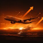 Imagen dramática del Airbus A320 relacionado con el accidente de 1988 y lecciones de gestión de riesgos para startups tecnológicas.