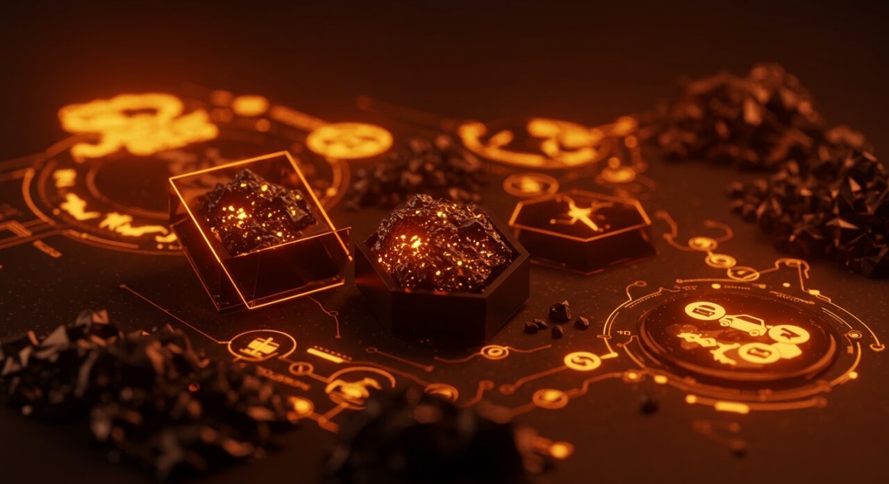 Batalla visual entre Alemania y China por minerales críticos y tierras raras en la cadena de suministro tecnológica europea.