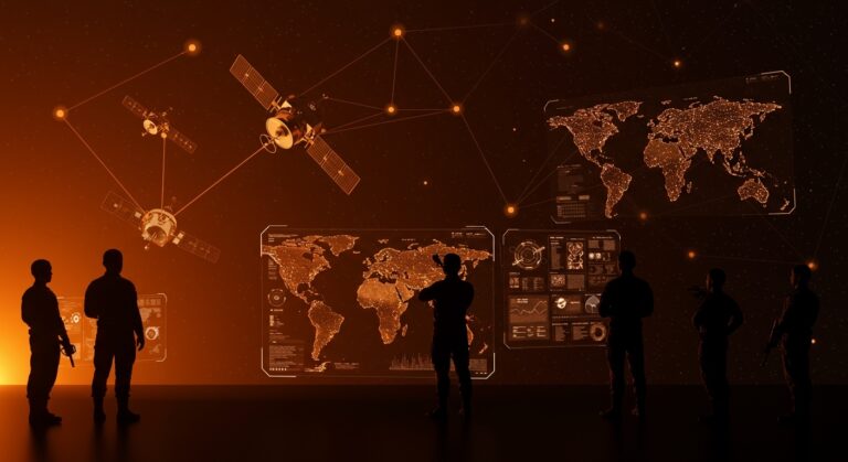Constelación satelital militar LEO y programas globales de defensa en tecnología satelital como alternativa a Starlink para la carrera satelital 2026.