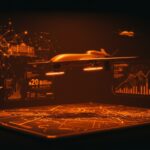 Drone autónomo y tecnología militar avanzada de Anduril con contrato de 20 mil millones del Ejército de EE.UU. resaltando innovación en defensa tech.