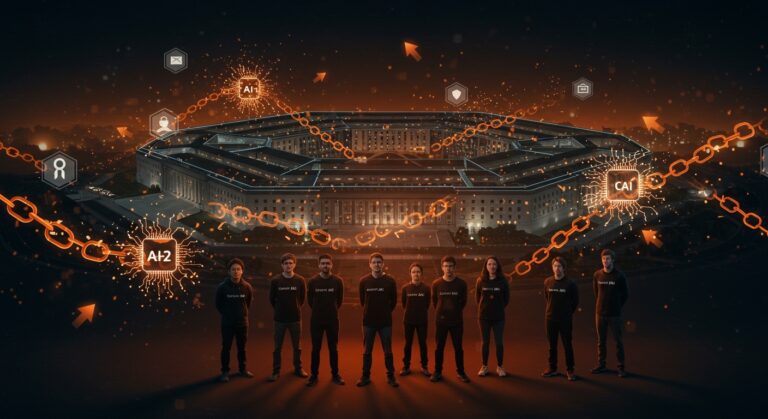 Empleados de OpenAI y Google DeepMind apoyando la demanda de Anthropic contra el Departamento de Defensa en un contexto de IA y regulación gubernamental.