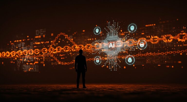 Riesgo de cadena de suministro y guardrails éticos de IA de Anthropic señalados por el Pentágono, ilustrando seguridad e impacto en startups de inteligencia artificial.