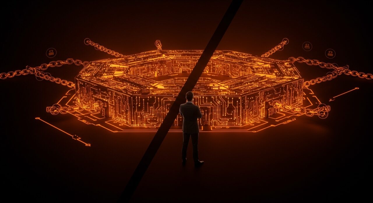 Conflicto entre startups de IA y el Pentágono con contratos de defensa resaltando riesgos en la cadena de suministro y controversias en el sector tecnológico.