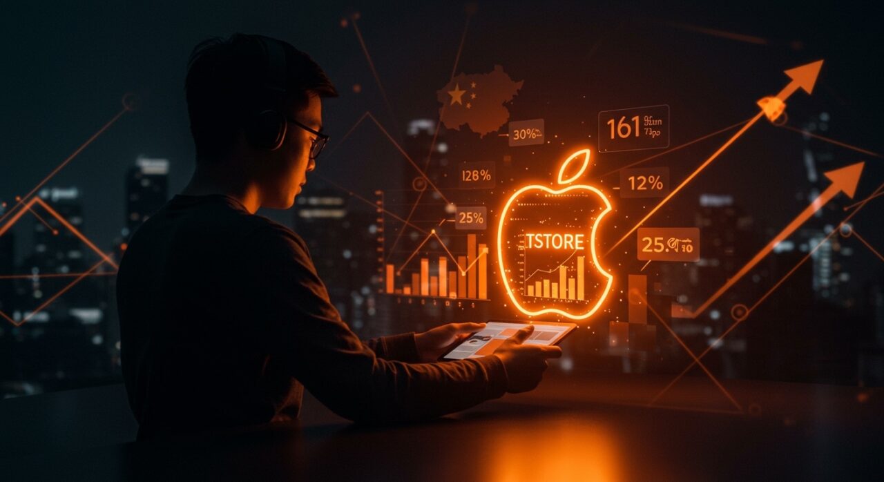 Reducción de comisiones Apple App Store en China, mostrando impacto para desarrolladores y mercado tecnológico asiático.