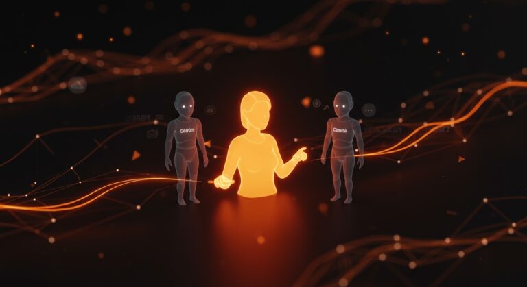 Integración de chatbots IA Gemini y Claude en Siri con iOS 27, simbolizando automatización e inteligencia artificial en ecosistema startup.