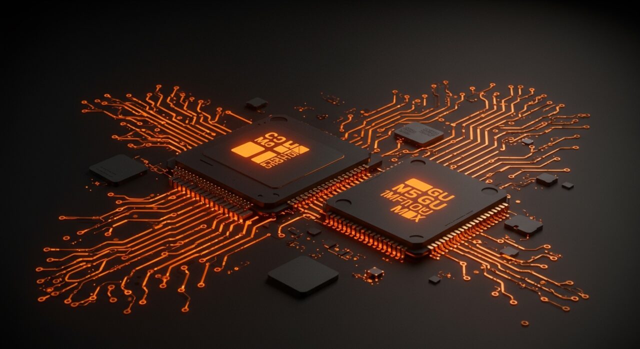 Apple M5 Pro y M5 Max con Fusion Architecture y IA on-device en chips de alto rendimiento para startups tecnológicas.