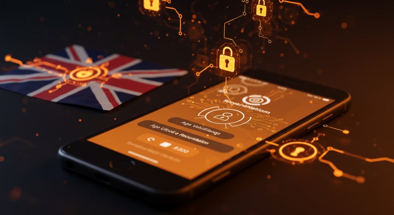 Verificación de edad en iCloud de Apple en Reino Unido con iOS 26.4, destacando seguridad infantil y regulaciones digitales.