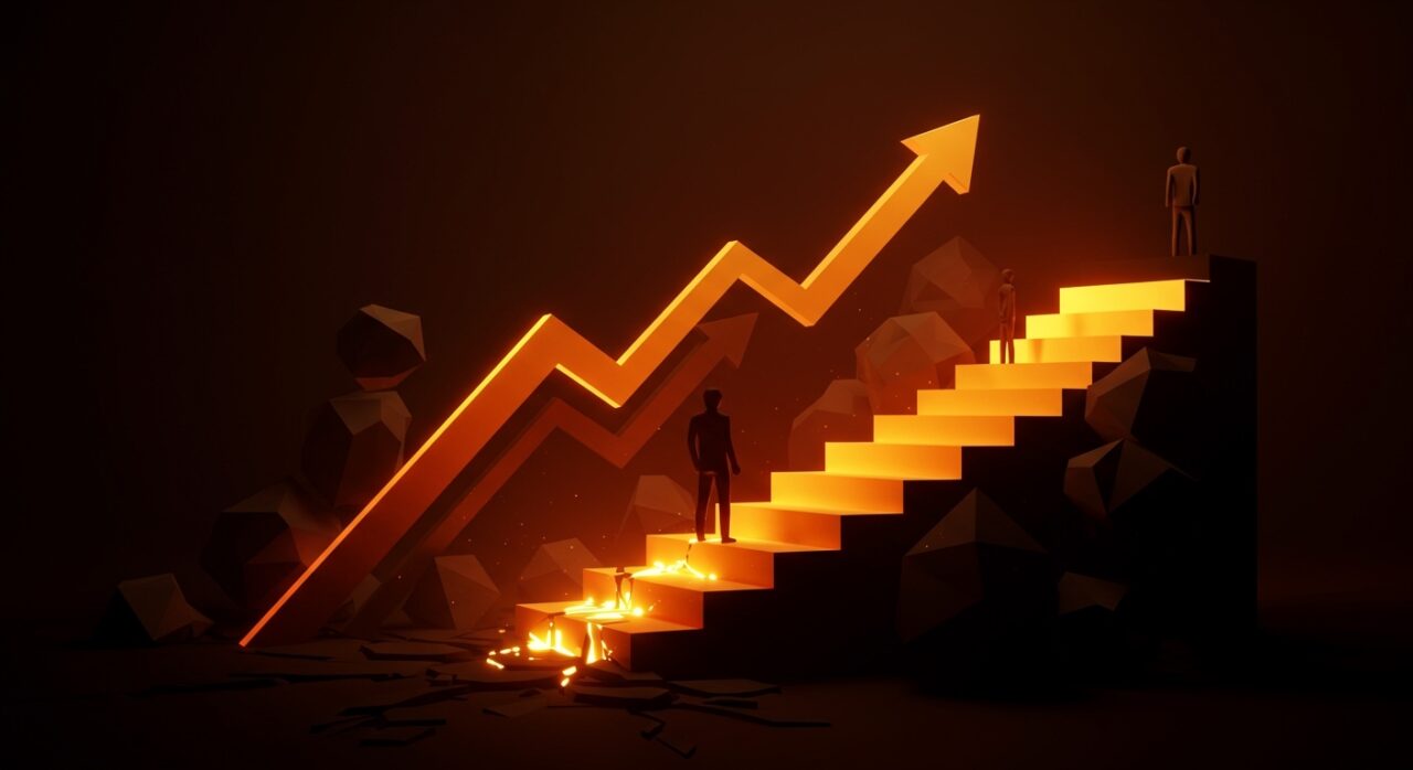 Fundador superando el miedo al fracaso con una mentalidad de crecimiento en ecosistema startup.