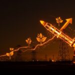 Innovadora turbina de cohete Halcyon aplicada a la red eléctrica y biomasa, destacando tecnología y energía renovable.