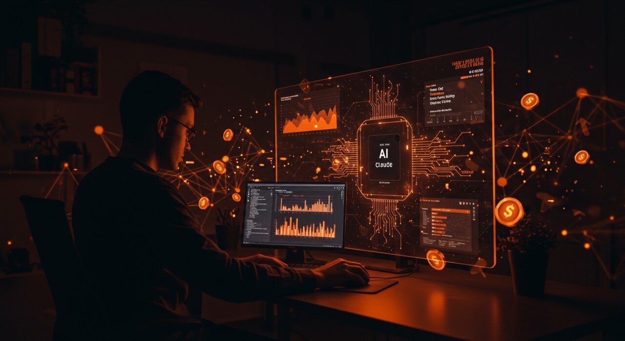 Debugger Argus para VSCode mostrando análisis en tiempo real de sesiones Claude Code con métricas de costos, tokens y rendimiento en entorno de desarrollo IA.