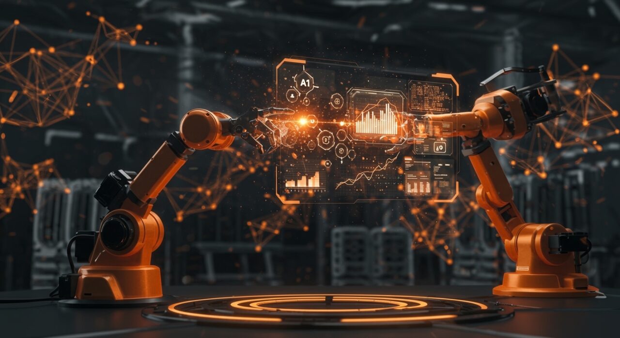 Automatización industrial y robotización con IA aplicada en Advanced Factories 2026, destacando oportunidades para startups LATAM en Industria 4.0.