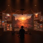 Arte generado por IA en el desarrollo de Crimson Desert, destacando ética y transparencia tecnológica en videojuegos.