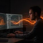 Desarrollador optimizando asin() en C++ para ray tracing con máxima velocidad y precisión usando tecnología NVIDIA.