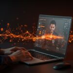 Interfaz digital con feeds personalizados impulsados por inteligencia artificial de Bluesky para startups LATAM en automatización y engagement.