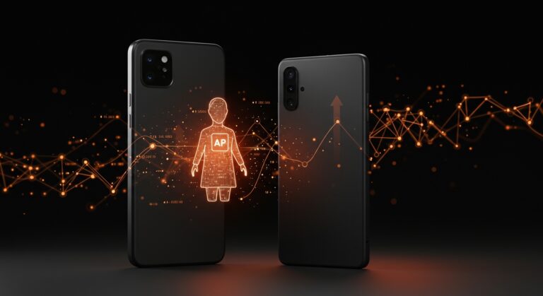 Automatización con Gemini en móviles Pixel 10 y Galaxy S26, destacando inteligencia artificial y tecnología para startups tech.