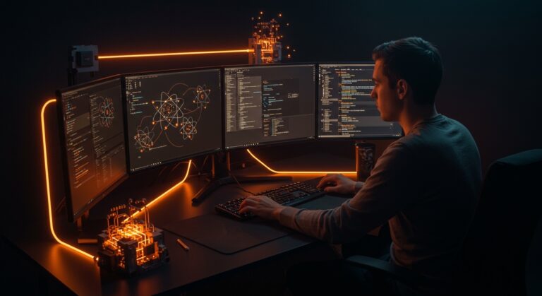 Herramienta CLI displayflow_cli optimizando la configuración multi-monitor y automatización de pantallas en Windows para founders técnicos.