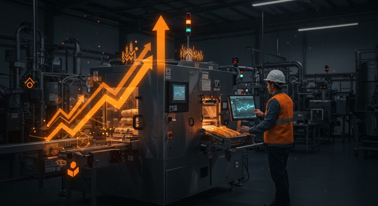 Automatización de empaques en la industria alimentaria chilena, impulsando exportaciones y sustentabilidad con tecnología avanzada.