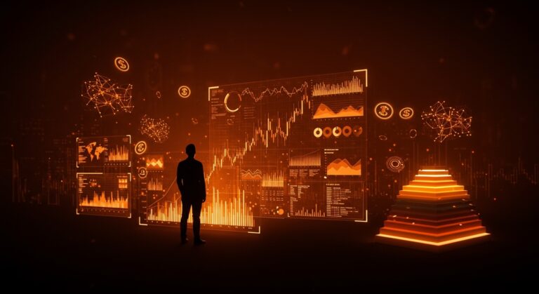 Automatización financiera en LATAM con inteligencia artificial, tokenización y regulación fintech, mostrando liderazgo y tecnología avanzada.