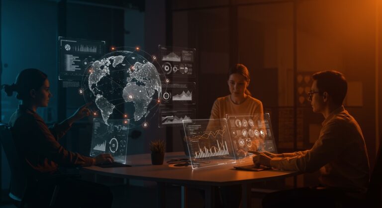 Automatización e inteligencia artificial en cadena de suministro de startups LATAM con logística inteligente y forecasting predictivo.