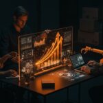 Automatización e inteligencia artificial optimizando la cadena de suministro en startups tech de LATAM con interfaces digitales y robótica.