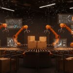 Automatización e inteligencia artificial avanzadas revolucionando el fulfillment logístico en 2026 con robots autónomos y agentes IA para startups tecnológicas.