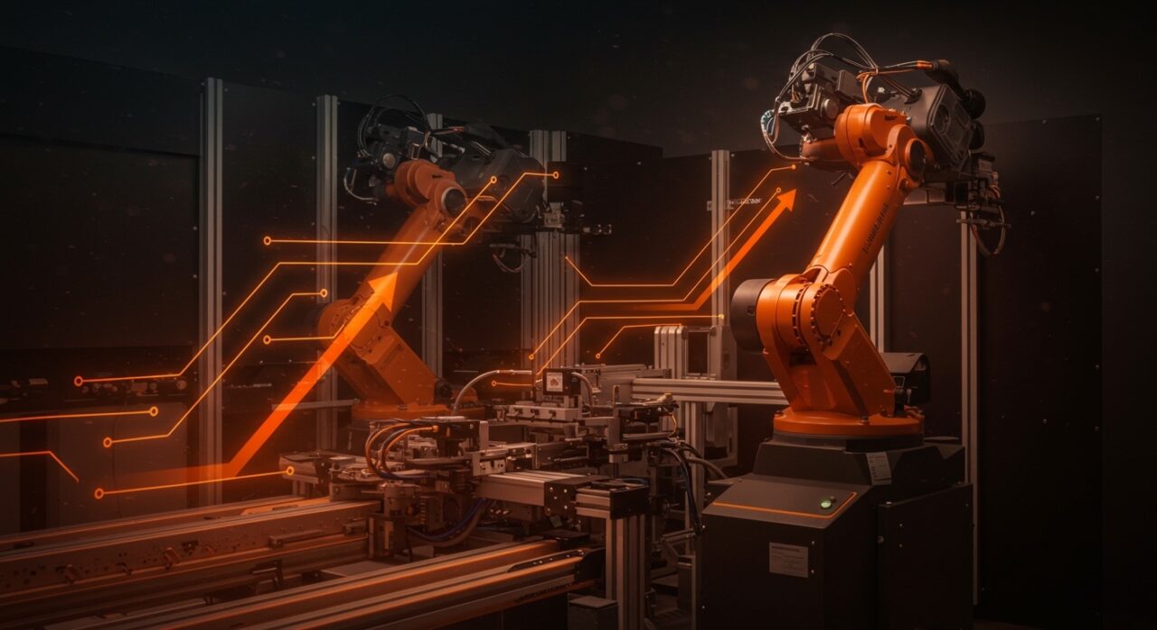 Módulos LCMR200 de Yamaha Robotics optimizando la automatización industrial económica y flexible para startups.