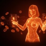 Avatar digital de Lisa Ann representando la inteligencia artificial y modelos de monetización pasiva en el entretenimiento adulto.