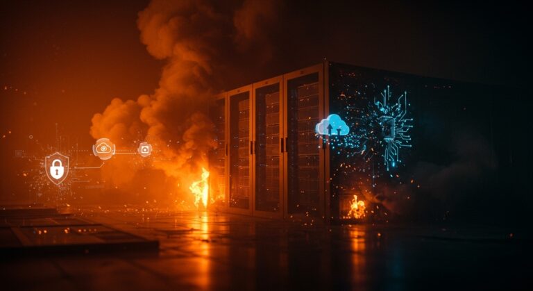 Centro de datos AWS en Emiratos Árabes Unidos afectado por ataques cibernéticos iraníes con incendio y pérdida de servicio, análisis de resiliencia cloud para startups.