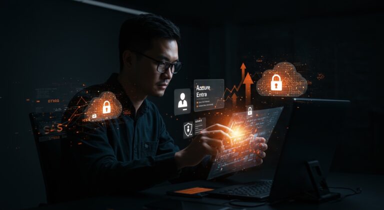 Expertos en seguridad protegiendo logs de Azure Entra ID ante vulnerabilidades y amenazas en la nube para startups.