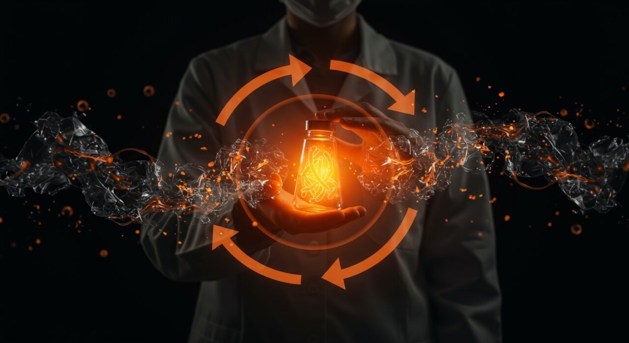 Innovación en biodesign sostenible con enzimas para reciclar plástico, impulsando la economía circular junto a Lululemon y Epoch Biodesign.