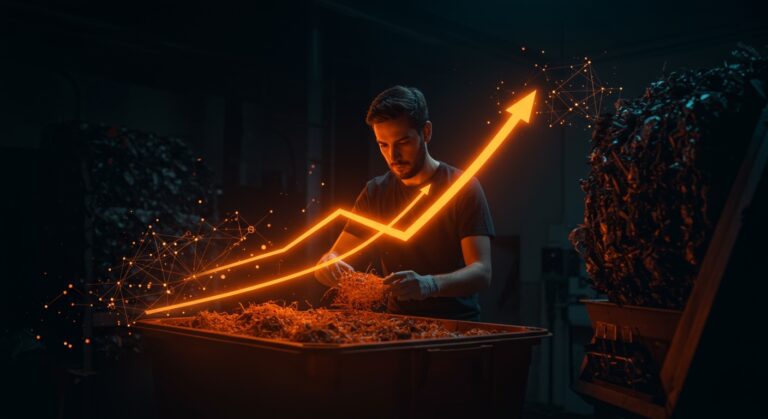 Startup Birdmind transformando residuos en materiales ecológicos con innovación y tecnología limpia reconocida en premios Emprende XXI.